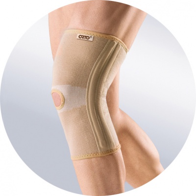 Бандаж ортопедический на коленный сустав с гибкими ребрами жесткости BKN 871 размер XL
